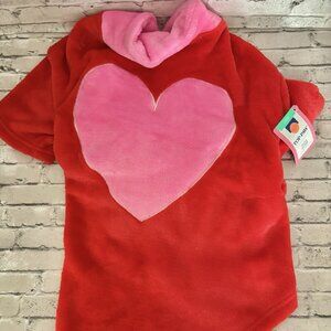 Top Paw Valentine Dog Robe Size Large NWT